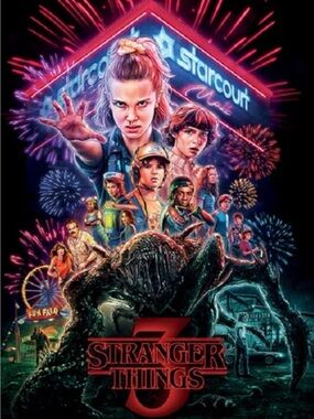 Stranger Things Season 3 Poster Aprox Size 24x36 Inches Only One In Stock